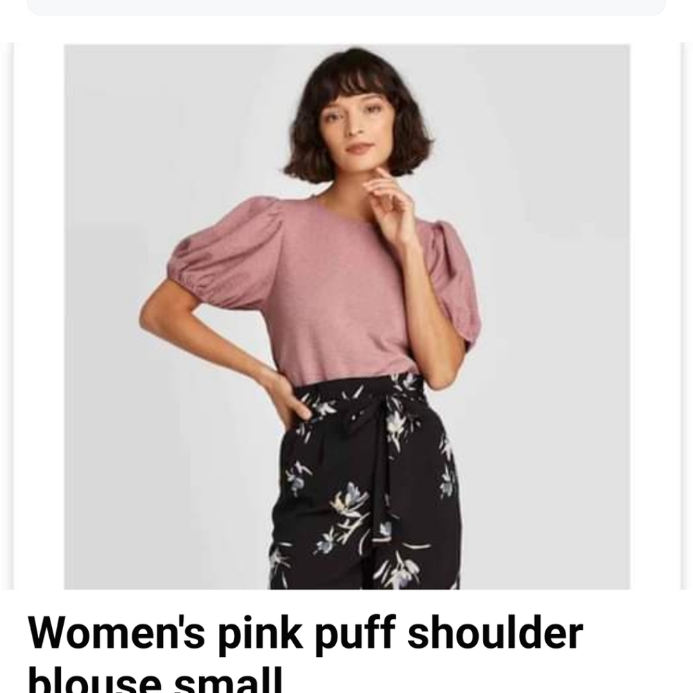 Womens Pink Blouse